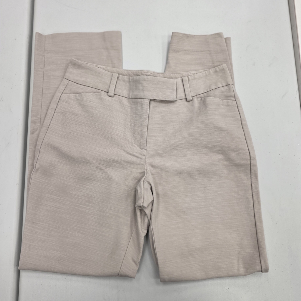 Ann Taylor Tan Straight Leg Pants